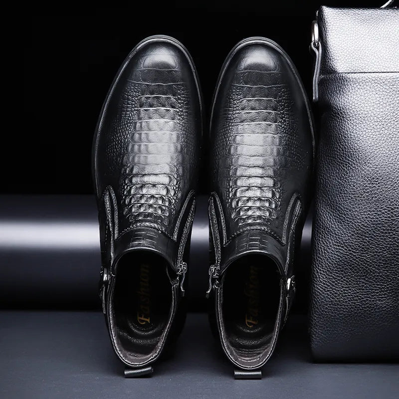 Croc Lux Leather Shoes