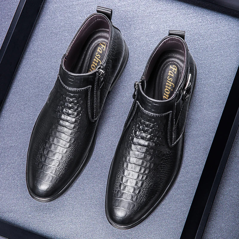 Croc Lux Leather Shoes