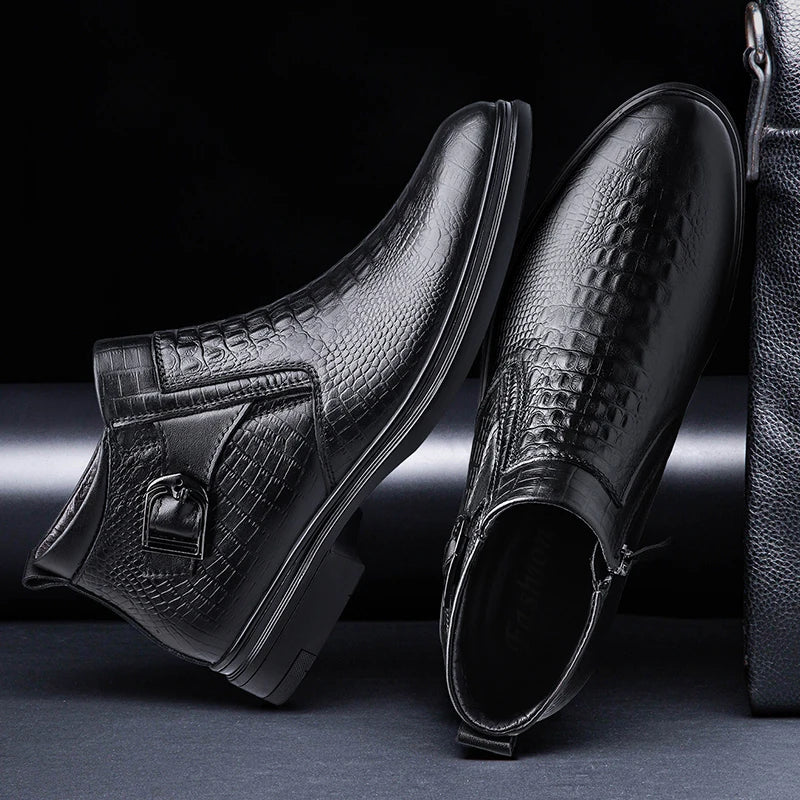 Croc Lux Leather Shoes