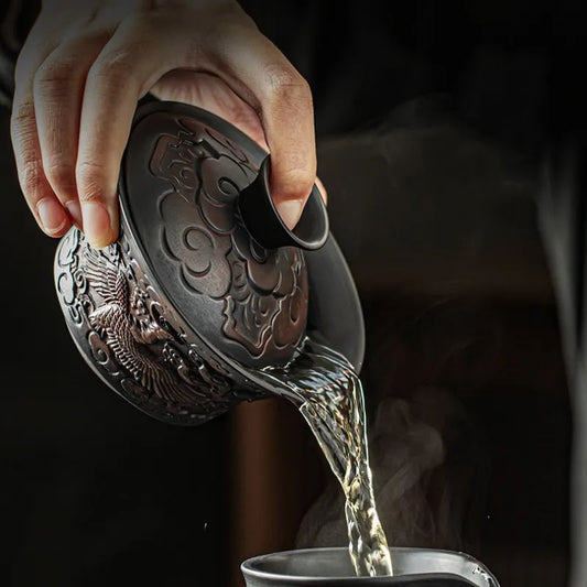 Ming-Style Artisan Crafted Tea Pot