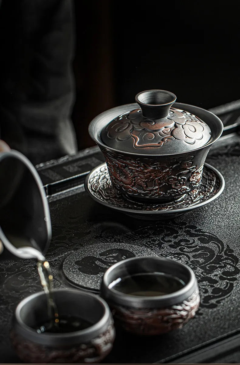 Ming-Style Artisan Crafted Tea Pot