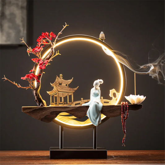 Zen Flow LED Incense Burner